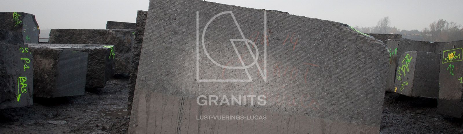 Granits Lust-Vuerings-Lucas - Granit Lust-Vuerings - Blauwe Steen