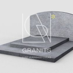 Granits Lust-Vuerings-Lucas - Joods monument